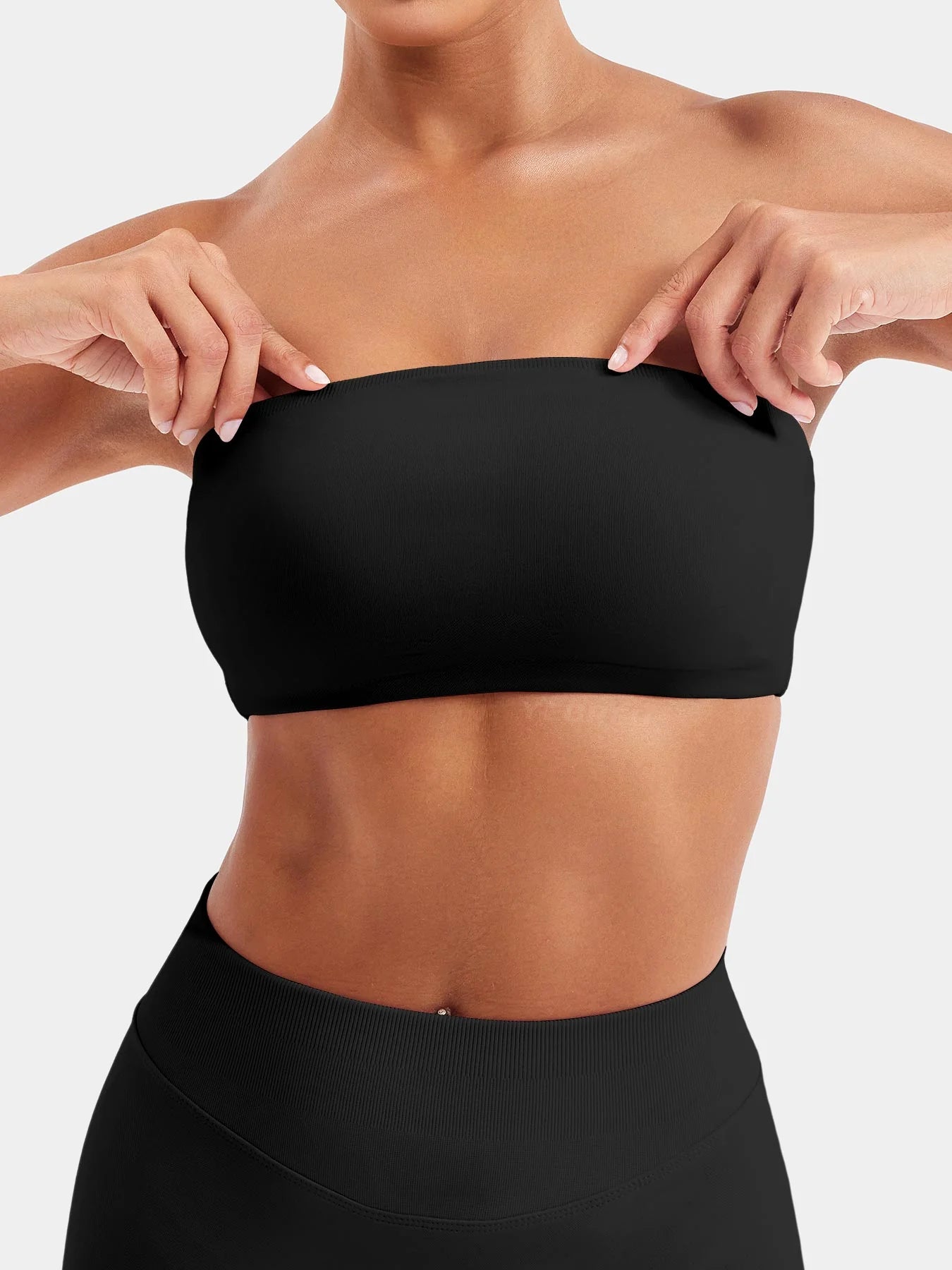 SAAVONI Bandeau Top – Sin Costuras